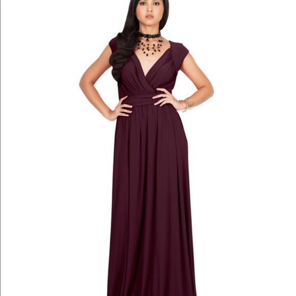 Koh Koh Gown dark red - Picture 4 of 8